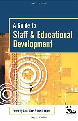 A Guide to Staff & Educational Development