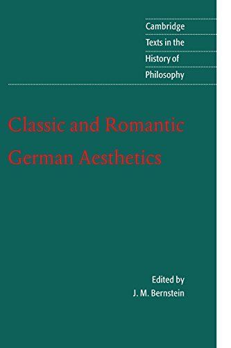 Classic and Romantic German Aesthetics