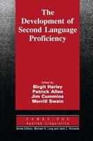 The Development of Second Language Proficiency