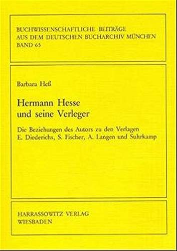 Hermann Hesse und seine Verleger