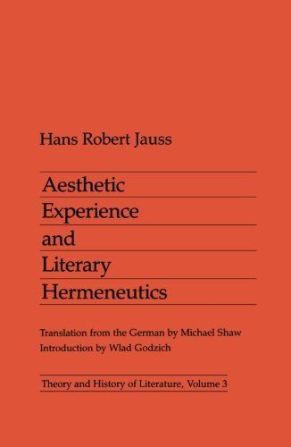 Aesthetic Experience and Literary Hermeneutics