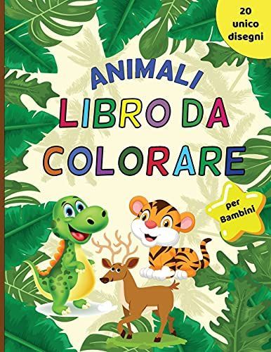 Animali Libro da Colorare per Bambini