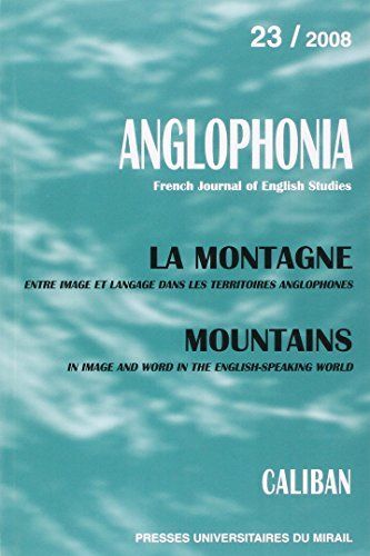 La montagne : entre image et langage dans les territoires anglophones