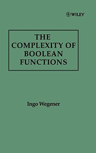 The Complexity of Boolean Functions