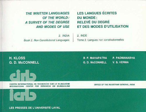The Written Languages of the World