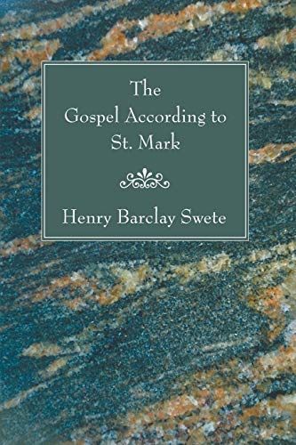 The Gospel According to St. Mark