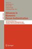 Advances in Biometric Person Authentication