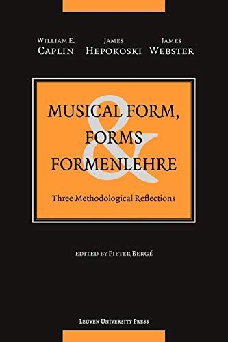 Musical Form, Forms & Formenlehre