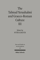 The Talmud Yerushalmi and Graeco-Roman Culture