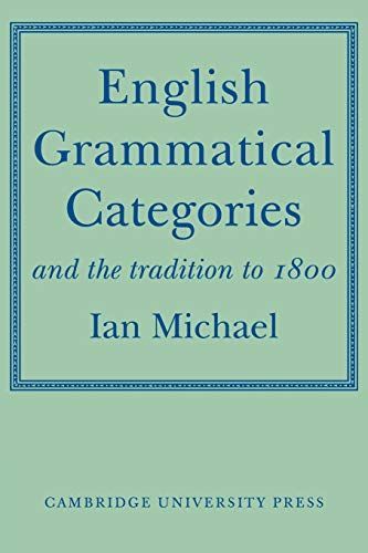English Grammatical Categories