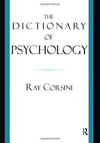 The Dictionary of Psychology