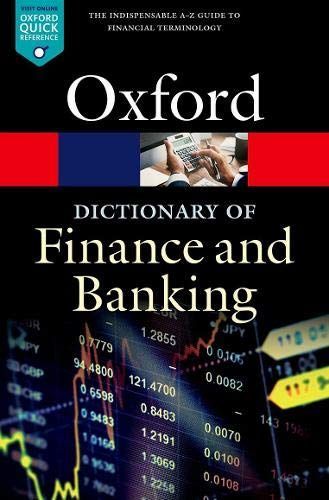 A Dictionary of Finance and Banking