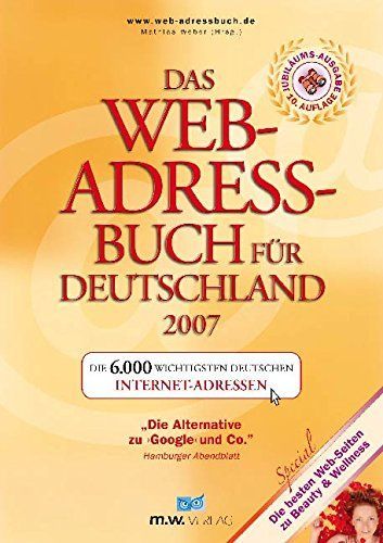 Das Web-Adressbuch für Deutschland 2007