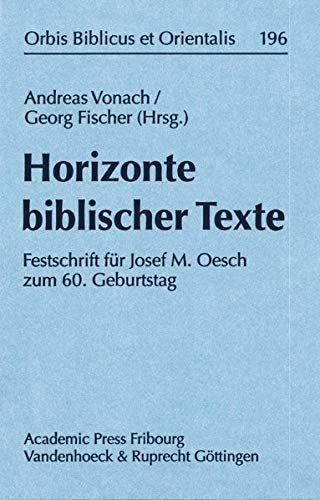 Horizonte biblischer Texte