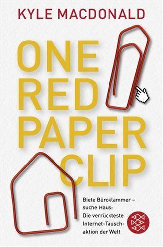 One red paperclip