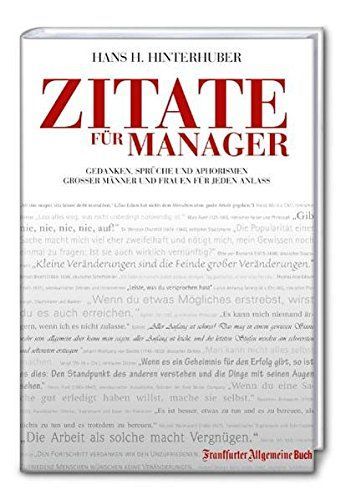 Zitate für Manager