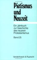 Pietismus Und Neuzeit Band 25 - 1999