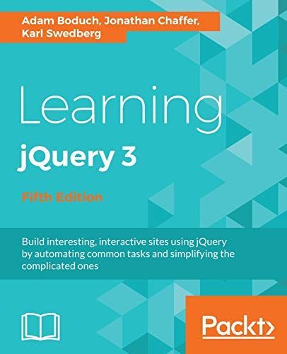 Learning JQuery 3. 0 - Fifth Edition