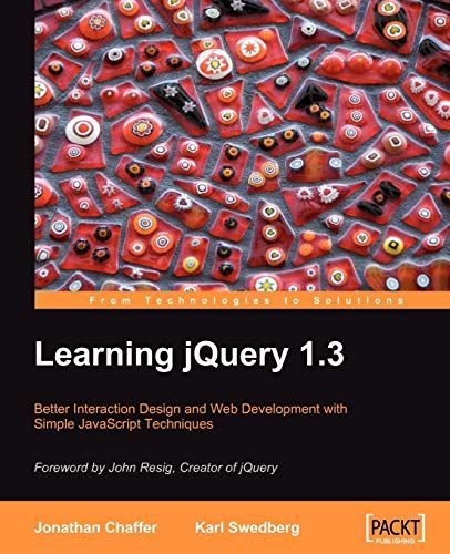 Learning JQuery 1.3