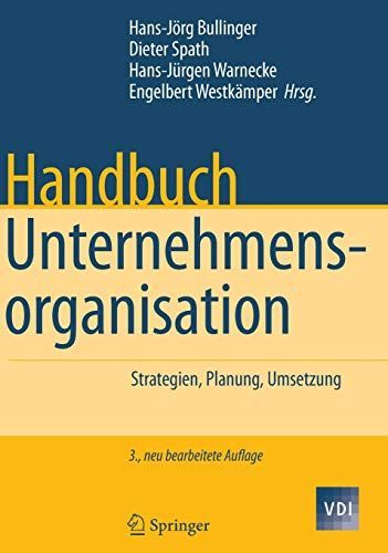 Handbuch Unternehmensorganisation