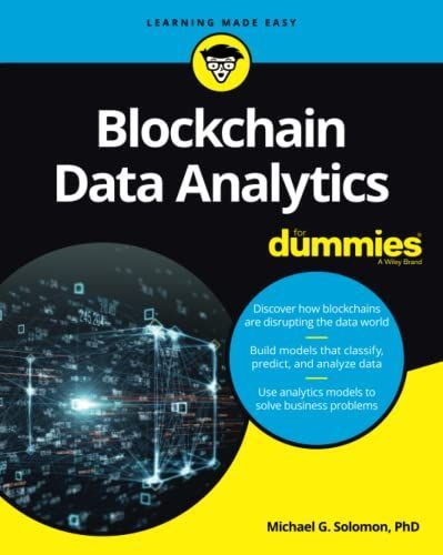 Blockchain Data Analytics For Dummies