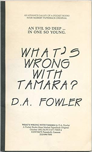 What's Wrong with Tamara?