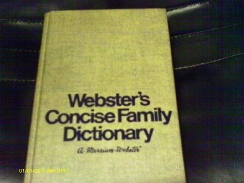 Webster's Concise Family Dictionary