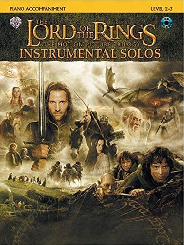 The Lord of the Rings Instrumental Solos: Piano Acc., Book & CD