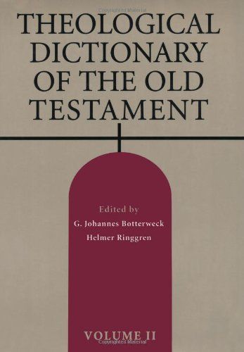 Theological Dictionary of the Old Testament