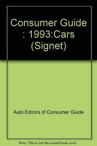 Cars Consumer Guide 1993