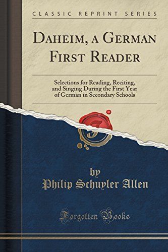 Daheim, a German First Reader