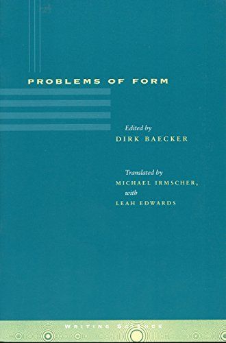 Problems of Form