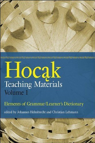 Hocak Teaching Materials, Volume 1
