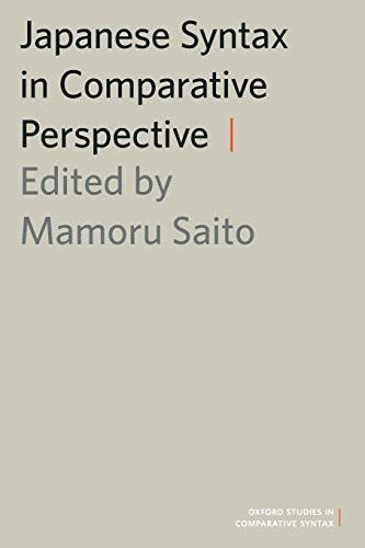 Japanese Syntax in Comparative Perspective