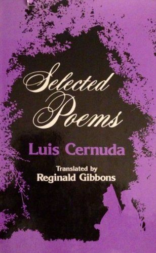 Selected Poems of Luis Cernuda