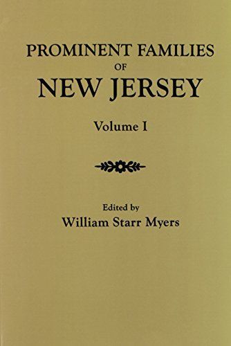 Prominent Families of New Jersey