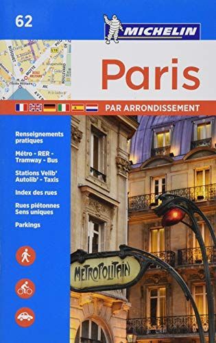 Michelin Paris by Arrondissements Pocket Atlas #62