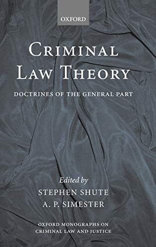 Criminal Law Theory