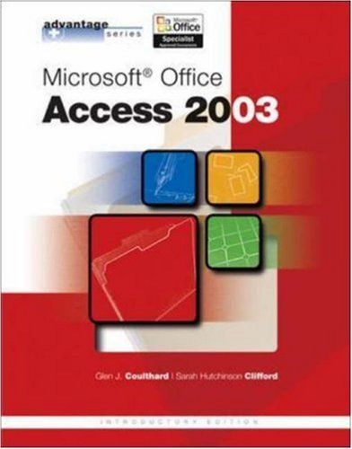 Microsoft Office Access 2003 Intro