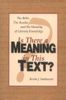 Is There a Meaning in this Text?