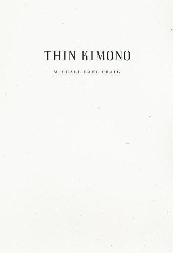 Thin Kimono