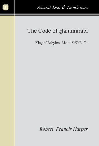 The Code of Hammurabi