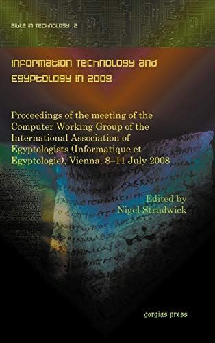 Information Technology and Egyptology in 2008