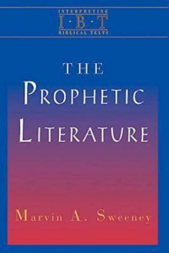 The Prophetic Literature