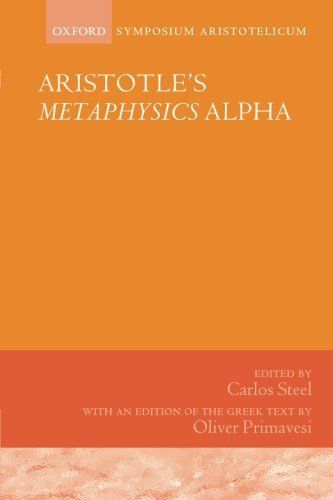 Aristotle's Metaphysics Alpha