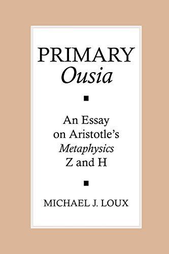 Primary Ousia