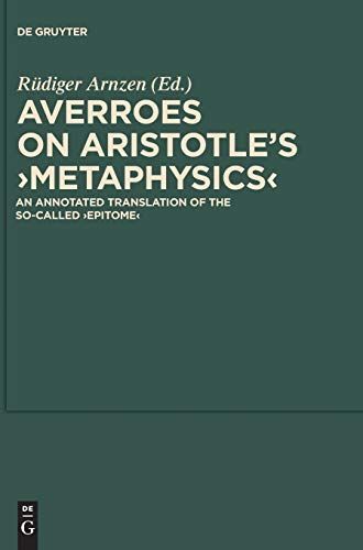 On Aristotle's "Metaphysics"