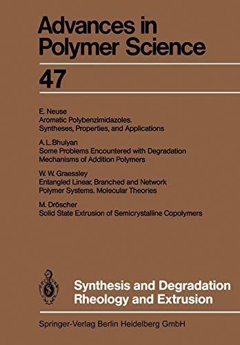 Synthesis and Degradation Rheology and Extrusion