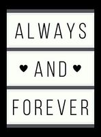 Always and Forever