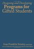 Designing and Developing Programs for Gifted Students